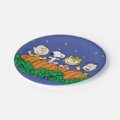 Erdnüsse | Der große Pumpkin-Patch Pappteller (Schrägansicht)