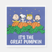 Erdnüsse | Der große Pumpkin-Patch Serviette (Vorderseite)