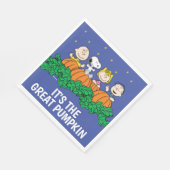 Erdnüsse | Der große Pumpkin-Patch Serviette (Ecke)