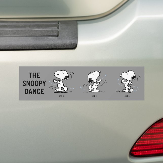Erdnüsse | Der Snoopy-Tanz Autoaufkleber (Auf Auto)