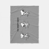 Erdnüsse | Der Snoopy-Tanz Fleecedecke (Vorderseite)