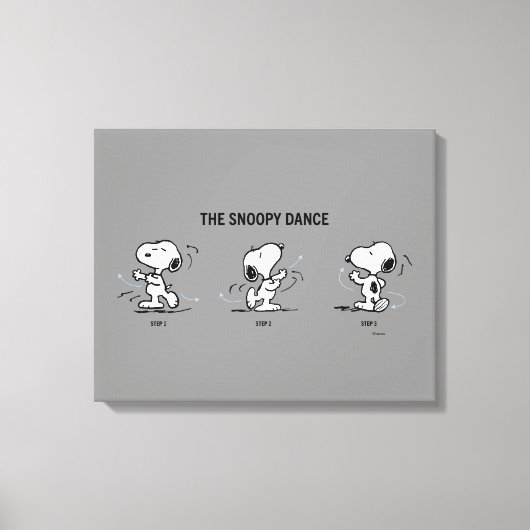 Erdnüsse | Der Snoopy-Tanz Leinwanddruck (Vorderseite)