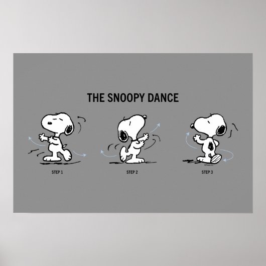 Erdnüsse | Der Snoopy-Tanz Poster (Vorne)