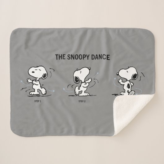 Erdnüsse | Der Snoopy-Tanz Sherpadecke (Vorderseite (Horizontal))