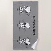 Erdnüsse | Der Snoopy-Tanz Strandtuch (Vorderseite)