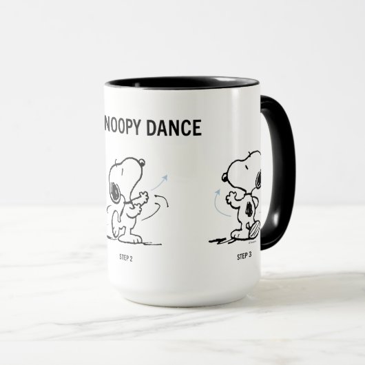 Erdnüsse | Der Snoopy-Tanz Tasse (VorderseiteRechts)