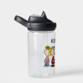 Erdnüsse | Die Erdnussbande | Name hinzufügen Trinkflasche (rechts)