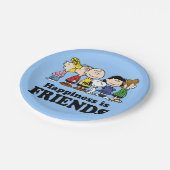 Erdnüsse | Die Erdnussbande Pappteller (Schrägansicht)