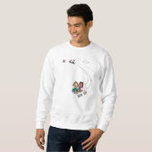 Erdnüsse | Die Erdnussbande Schlittenreiten Sweatshirt (Vorne ganz)