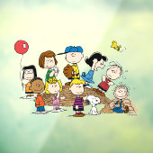 Erdnüsse | Die Gang am Pitcher-Berg Fensteraufkleber (Blatt 3)