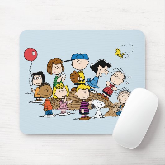 Erdnüsse | Die Gang am Pitcher-Berg Mousepad (Mit Mouse)