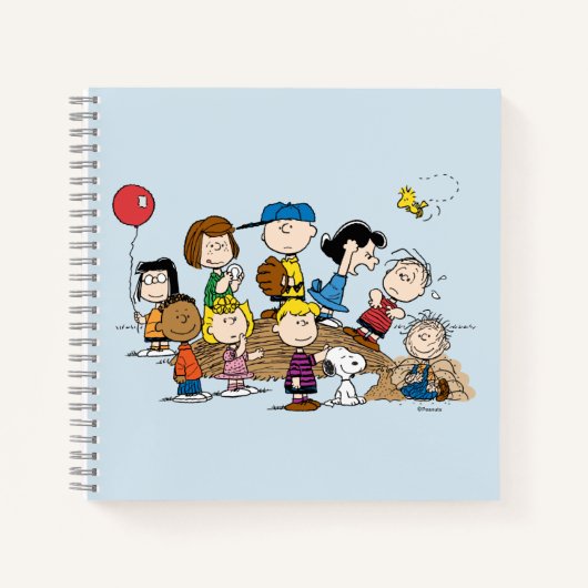 Erdnüsse | Die Gang am Pitcher-Berg Notizblock (Vorderseite)