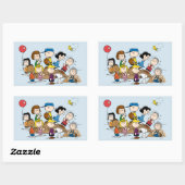 Erdnüsse | Die Gang am Pitcher-Berg Rechteckiger Aufkleber (Blatt)