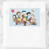 Erdnüsse | Die Gang am Pitcher-Berg Rechteckiger Aufkleber (Tasche)