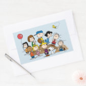 Erdnüsse | Die Gang am Pitcher-Berg Rechteckiger Aufkleber (Umschlag)