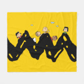 Erdnüsse | Die Gang auf dem Zig Zag Fleecedecke (Vorderseite (Horizontal))