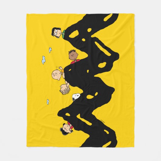 Erdnüsse | Die Gang auf dem Zig Zag Fleecedecke (Vorderseite)