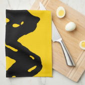 Erdnüsse | Die Gang auf dem Zig Zag Geschirrtuch (Viertel Falte)