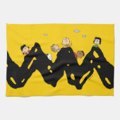 Erdnüsse | Die Gang auf dem Zig Zag Geschirrtuch (Horizontal)