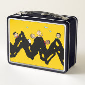 Erdnüsse | Die Gang auf dem Zig Zag Metall Brotdose (Rückseite)