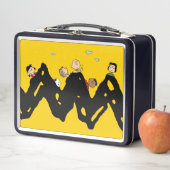 Erdnüsse | Die Gang auf dem Zig Zag Metall Brotdose (Beispiel)