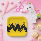 Erdnüsse | Die Gang auf dem Zig Zag Pappteller (Party)