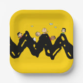 Erdnüsse | Die Gang auf dem Zig Zag Pappteller (Vorderseite)