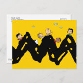 Erdnüsse | Die Gang auf dem Zig Zag Postkarte (Vorne/Hinten)