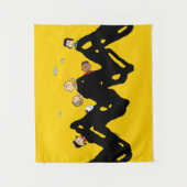 Erdnüsse | Die Gang auf dem Zig Zag Wandteppich (Vorderseite)