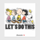 Erdnüsse | Die Gang Aufkleber (Blatt)