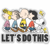 Erdnüsse | Die Gang Aufkleber (Vorderseite)