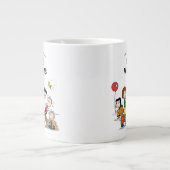 Erdnüsse | Die Gang Bestste Lehrerin Personalisier Jumbo-Tasse (Vorderseite)