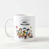 Erdnüsse | Die Gang Bestste Lehrerin Personalisier Kaffeetasse (Links)