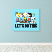 Erdnüsse | Die Gang Leinwanddruck (Insitu (Holzboden))