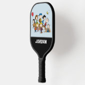 Erdnüsse | Die Gang | Name hinzufügen Pickleball Schläger (Links)