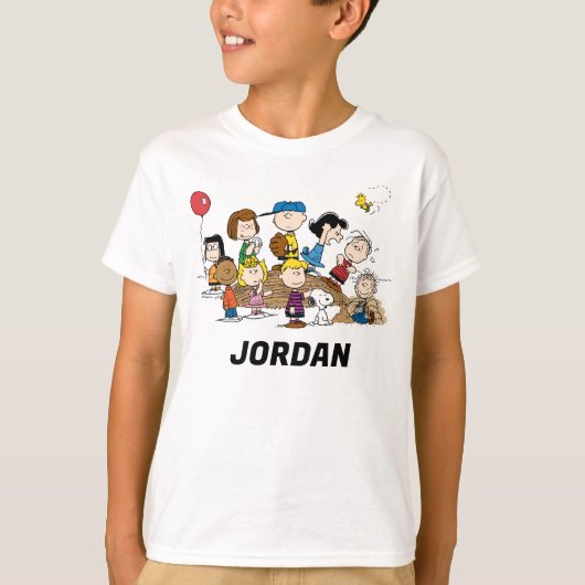 Erdnüsse | Die Gang | Name hinzufügen T-Shirt (Vorderseite)