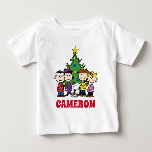 Erdnüsse | Die Gang um den Weihnachtsbaum Baby T-shirt (Vorderseite)