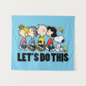 Erdnüsse | Die Gang Wandteppich (Vorderseite (Horizontal))