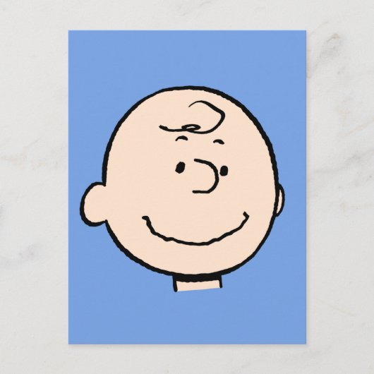 Erdnüsse | Ein Charlie Brown Smile Postkarte (Vorderseite)