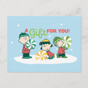 Erdnüsse   Ein Geschenk für dich Feiertagspostkarte