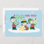 Erdnüsse | Ein Geschenk für Sie Feiertagskarte (Vorne/Hinten)