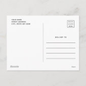 Erdnüsse | Ein Geschenk für Sie Feiertagspostkarte (Rückseite)