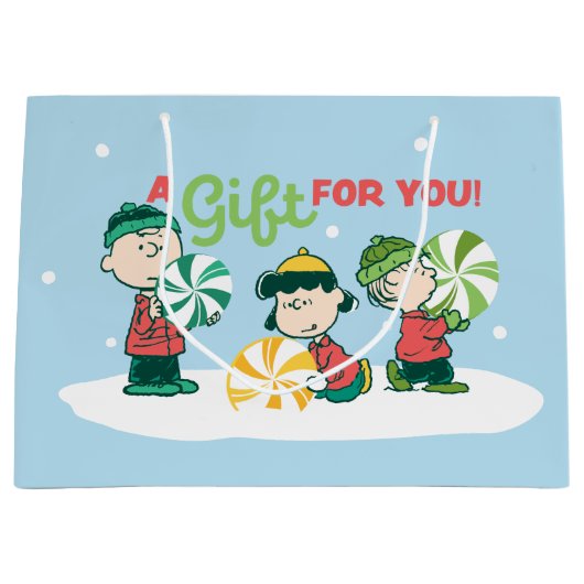 Erdnüsse | Ein Geschenk für Sie Große Geschenktüte (Vorderseite)