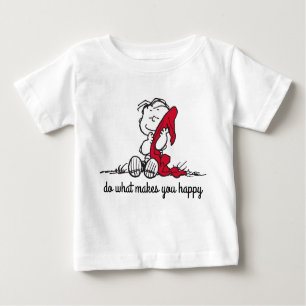 Erdnüsse   Ein Linus-Lächeln Baby T-shirt
