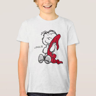 Erdnüsse   Ein Linus-Lächeln Tri-Blend Shirt