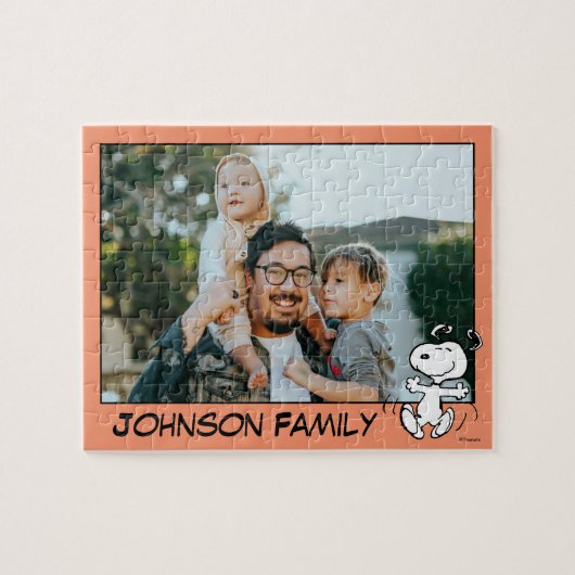 Erdnüsse | Ein Snoopy Happy Dance Custom Foto Puzzle (Horizontal)