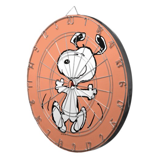 Erdnüsse | Ein Snoopy Happy Dance Dartscheibe (Vorderseite rechts)