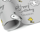 Erdnüsse | Ein Snoopy Happy Dance Geschenkpapier (Rolleneckpunkt)