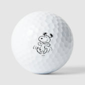 Erdnüsse | Ein Snoopy Happy Dance Golfball (Vorderseite)