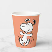 Erdnüsse | Ein Snoopy Happy Dance Pappbecher (Vorderseite)